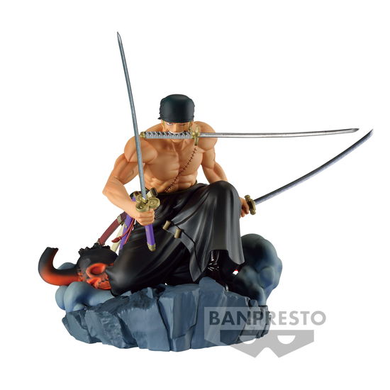 One Piece Dioramatic Roronoa Zoro (Brush) Statue - Banpresto - Produtos - BANDAI - 4983164193947 - 27 de outubro de 2023