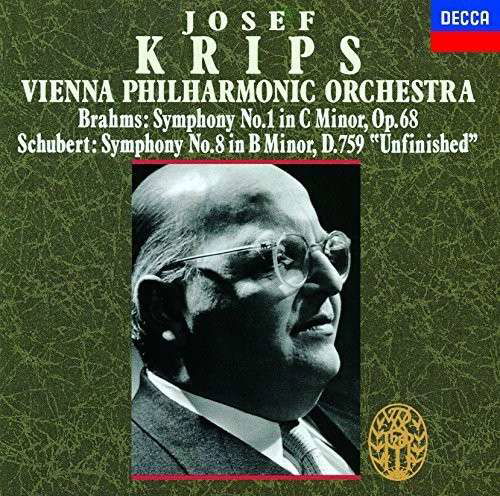 Cover for Josef Krips · Brahms: Sym.1/schubert: Sym.8 (CD) (2014)