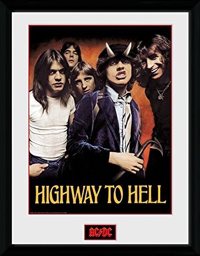 Cover for Ac/dc · Ac/dc - Highway To Hell (stampa In Cornice 30x40 Cm) (MERCH)