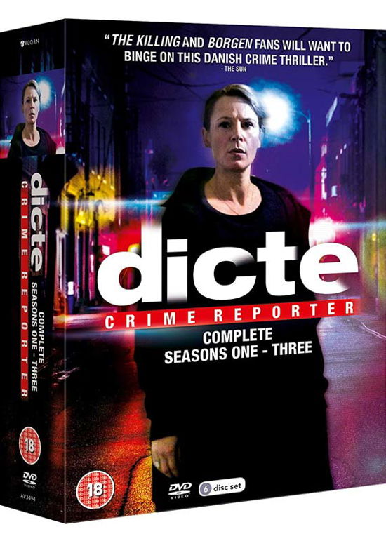 Dicte Crime Reporter Seasons 1 to 3 - Dicte: Crime Reporter - Season - Filmes - Acorn Media - 5036193034947 - 13 de agosto de 2018