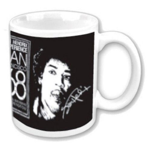 Cover for The Jimi Hendrix Experience · Jimi Hendrix Boxed Standard Mug: San Francisco 68 (Mug) [White edition] (2010)