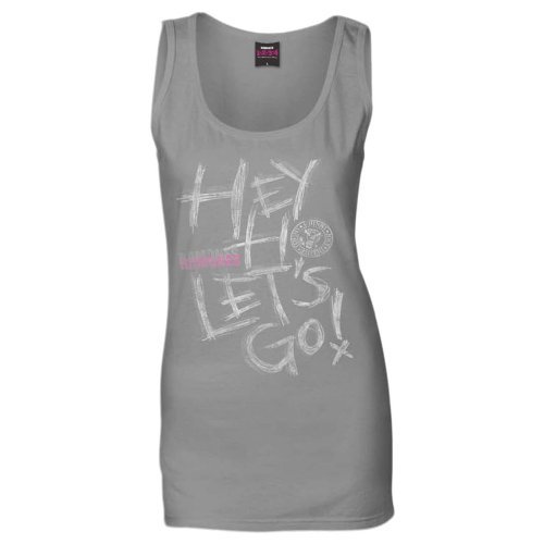 Ramones Ladies Vest T-Shirt: Hey Ho - Ramones - Mercancía - Merch Traffic - 5055295382947 - 