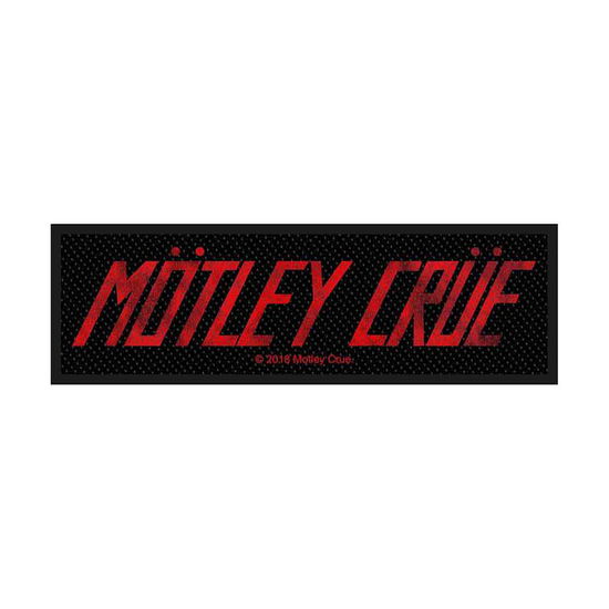 Motley Crue Woven Patch: Logo (Standard) - Mötley Crüe - Merchandise - PHD - 5055339789947 - August 19, 2019