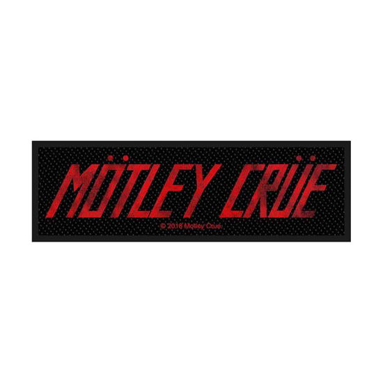 Motley Crue Standard Woven Patch: Logo - Mötley Crüe - Marchandise - PHD - 5055339789947 - 19 août 2019