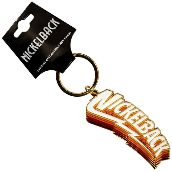 Nickelback Keychain: Gradient Shadows Logo - Nickelback - Produtos - - 5056737234947 - 12 de fevereiro de 2024