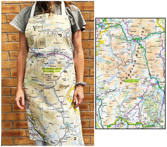 Cover for OS Map Adult Apron - Lake District National Park (MERCH) (2025)