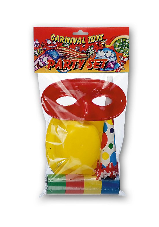 Carnival Toys 4494: Party Set (1 Cappellino, 1 Domino, 1 Stella, 1 Tromba) (MERCH)