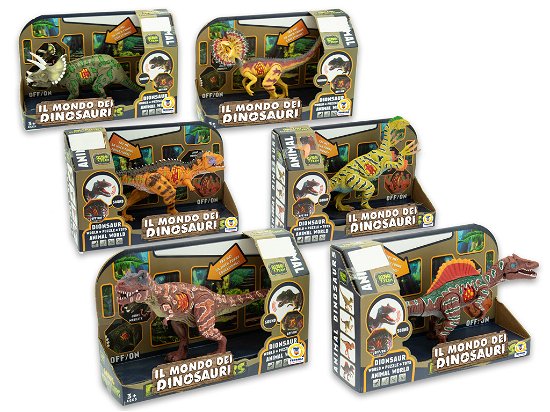 Cover for Teorema: Geo Nature · Teorema: Geo Nature - Dinosauri Con Suono Reali 6 Mdl Ass - Open Touch Box (Toys)