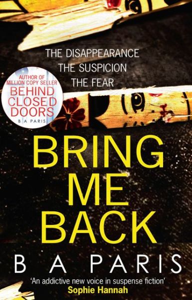 Cover for B. A. Paris · Bring Me Back (Paperback Book) (2018)