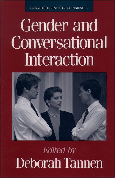 Cover for Deborah Tannen · Gender and Conversational Interaction - Oxford Studies in Sociolinguistics (Paperback Book) (1993)