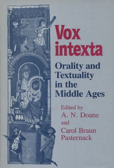Cover for Vox Intexta: Orality and Textuality in the Middle Ages (Paperback Book) (1991)