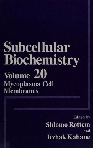 Cover for Mycoplasma Cell Membranes (Subcellular Biochemistry) (Hardcover Book) (1993)