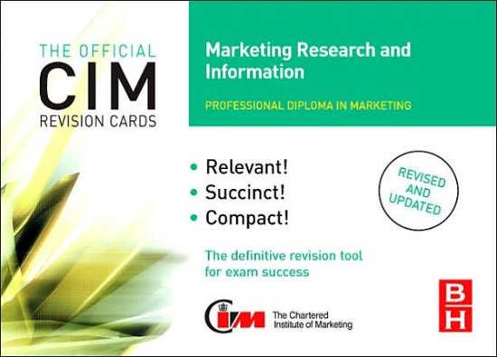 Cover for John Williams · CIM Revision Cards Marketing Research and Information (Gebundenes Buch) [2 New edition] (2006)
