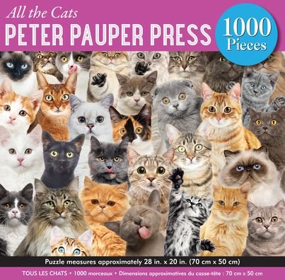 All The Cats 1000 Piece Jigsaw Puzzle - Peter Pauper Press - Books - Peter Pauper Press - 9781441334947 - August 9, 2020