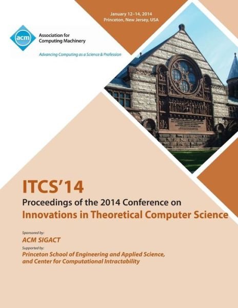 Cover for Itcs 14 Conference Committee · Itcs 14 - Innovations on Theoretical Computer Science (Pocketbok) (2014)