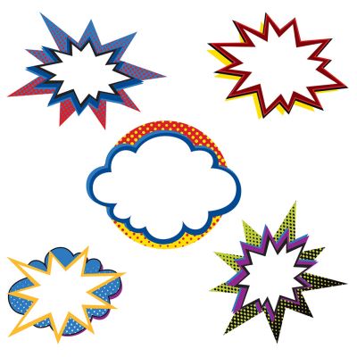 Super Power Bursts Cut-Outs - Carson-Dellosa Publishing - Inne - CARSON DELLOSA EDUCATION - 9781483828947 - 14 stycznia 2016