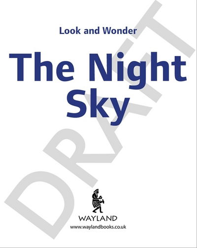 Cover for Kay Barnham · Look and Wonder: The Awesome Night Sky - Look and Wonder (Innbunden bok) (2018)