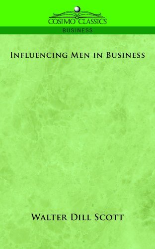 Cover for Walter Dill Scott · Influencing men in Business (Paperback Book) (2005)