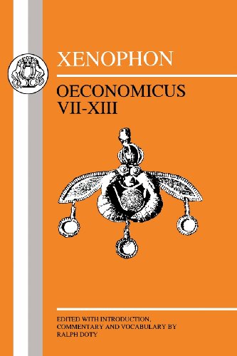 Oeconomicus - Greek Texts - Xenophon - Books - Bloomsbury Publishing PLC - 9781853993947 - 1998