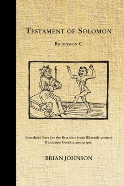 Cover for Brian Johnson · The Testament of Solomon (Paperback Bog) (2019)