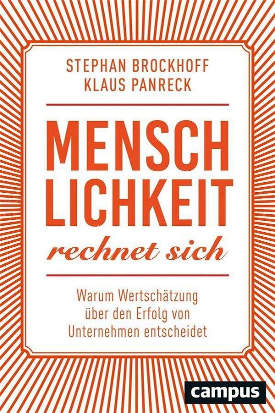 Cover for Brockhoff · Menschlichkeit rechnet sich (Book)