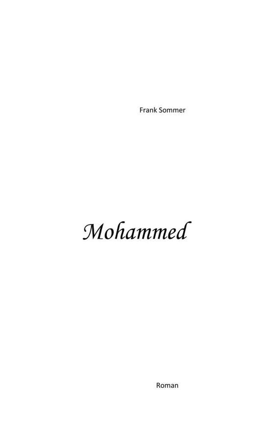 Cover for Sommer · Mohammed (Buch) (2018)