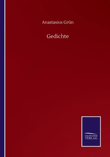 Cover for Anastasius Grun · Gedichte (Paperback Book) (2020)