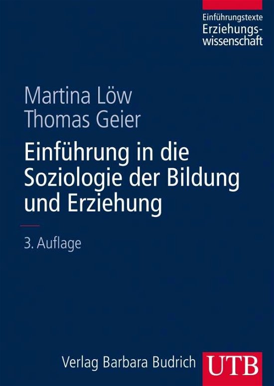 Cover for Löw · Einführung in die Soziologie der Bi (Bog)