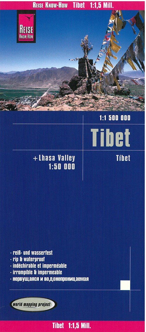 Cover for Reise Know-How · Tibet (1:1.500.000) and Lhasa-Valley (1:50.000) (Landkart) (2016)