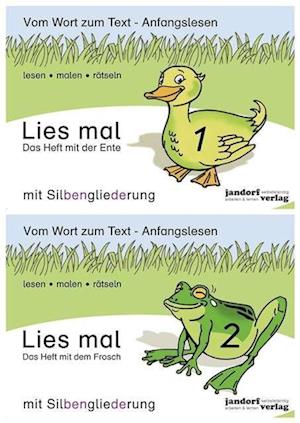 Lies mal - Hefte 1 und 2 (Paket) mit Silbengliederung - Peter Wachendorf - Libros - jandorfverlag - 9783939965947 - 4 de abril de 2016