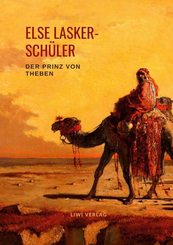 Cover for Lasker-Schüler · Der Prinz von Theben (Book)