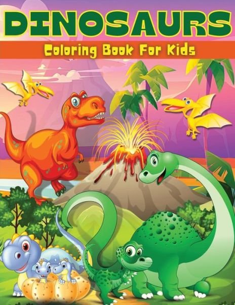 Cover for Wolfe Cobb · Dinosaurs Coloring Book For Kids (Paperback Book) (2021)