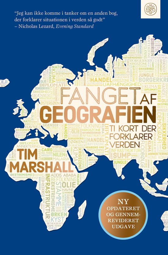 Cover for Tim Marshall · Fanget af geografien – opdateret udgave (Sewn Spine Book) [3rd edition] (2025)