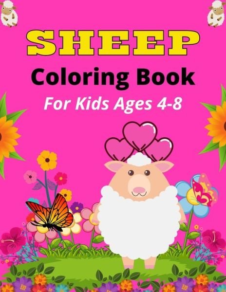 Cover for Ensumongr Publications · SHEEP Coloring Book For Kids Ages 4-8 (Paperback Book) (2020)