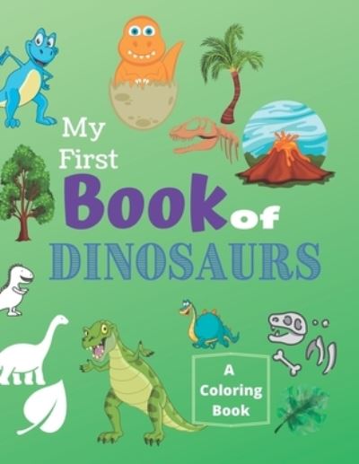 Cover for Salam Press · My First Book of Dinosaurs A Coloring Book (Paperback Book) (2021)