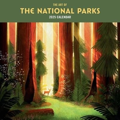 Cover for Fifty-Nine Parks · 2025 The Art of the National Parks Wall Calendar (Kalender) (2024)
