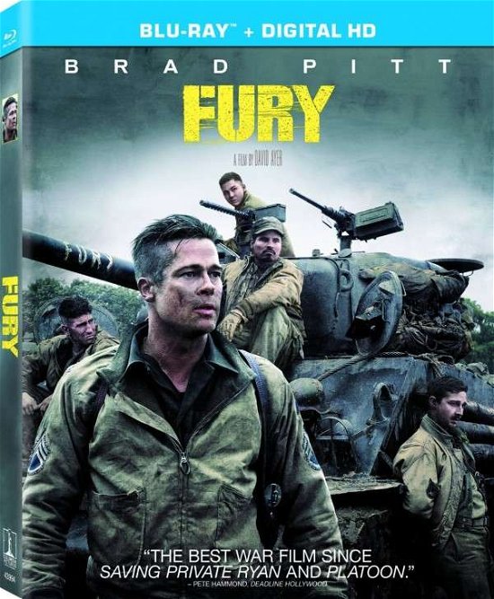 Cover for Fury (Blu-ray) (2015)