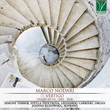 Nodari: Vertigo - Organ Music (2004-2018) - Nodari / Vebber,simone - Muzyka - DA VINCI CLASSICS - 0746160665948 - 1 listopada 2019