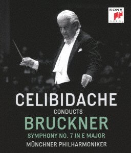 Cover for Sergiu Celibidache · Celibidache Conducts Bruckner Ony No.7 in E Major Munchner P (Blu-ray) (2007)
