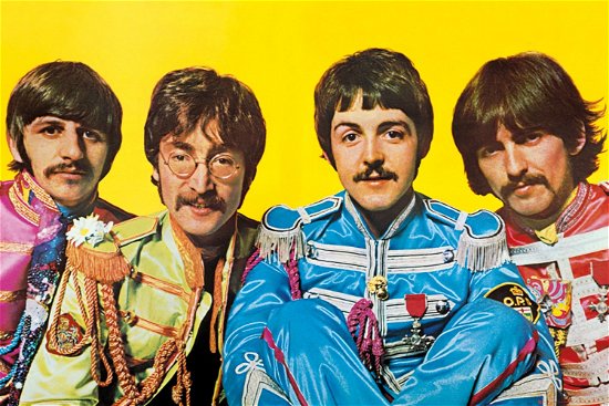 Cover for Großes Poster · Beatles (The): Lonely Hearts Club (Poster Maxi 61x91,5 Cm) (MERCH) (2019)