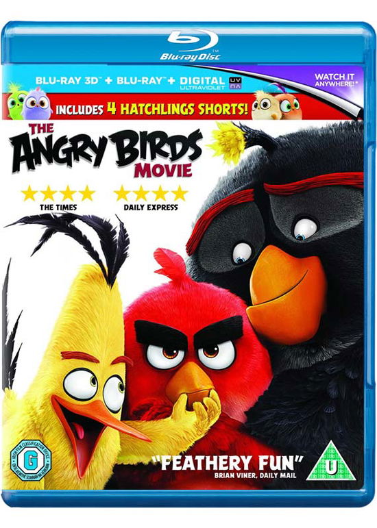 The Angry Birds Movie 3D+2D - The Angry Birds Movie - Elokuva - Sony Pictures - 5050630606948 - maanantai 17. lokakuuta 2016