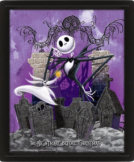 Cover for Nightmare Before Christmas · Graveyard (Wall art) (2019)