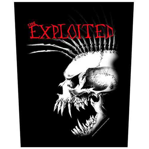 The Exploited Back Patch: Bastard Skull - Exploited - The - Merchandise - Razamataz - 5055339708948 - 10. Februar 2020