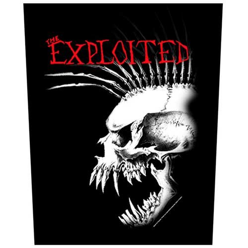The Exploited Back Patch: Bastard Skull - Exploited - The - Merchandise - Razamataz - 5055339708948 - February 10, 2020