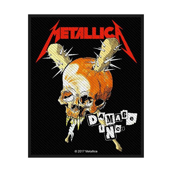 Metallica Standard Woven Patch: Damage Inc - Metallica - Marchandise - PHD - 5055339782948 - 19 août 2019