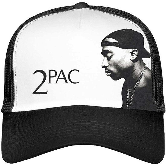 Tupac Unisex Mesh Back Cap: Profile Photo - Tupac - Merchandise -  - 5056561016948 - 