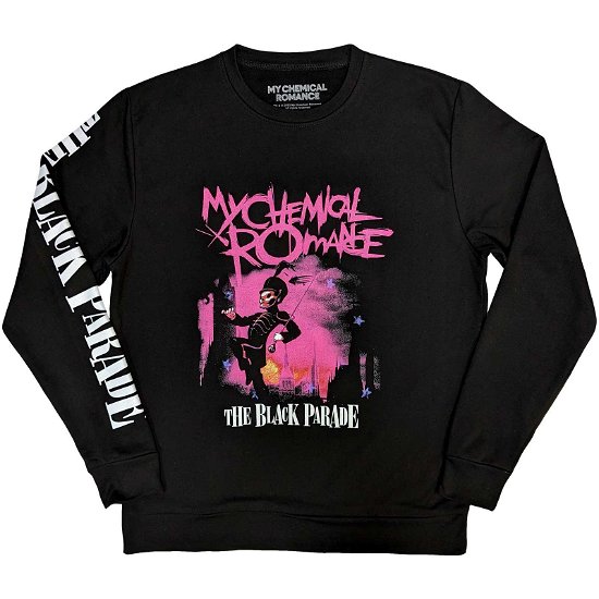 My Chemical Romance Unisex Sweatshirt: March (Sleeve Print) - My Chemical Romance - Merchandise -  - 5056737208948 - 