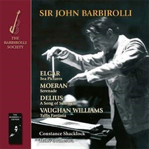 Cover for John Barbirolli · Elgar: Sea Pictures / Moeran: Serenade / Delius: a Song of (CD) (2019)