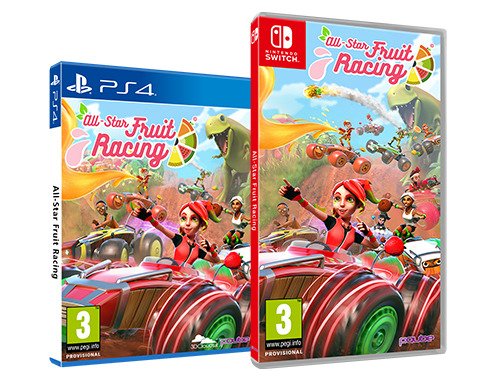 Cover for PQube · All-Star Fruit Racing (SWITCH)