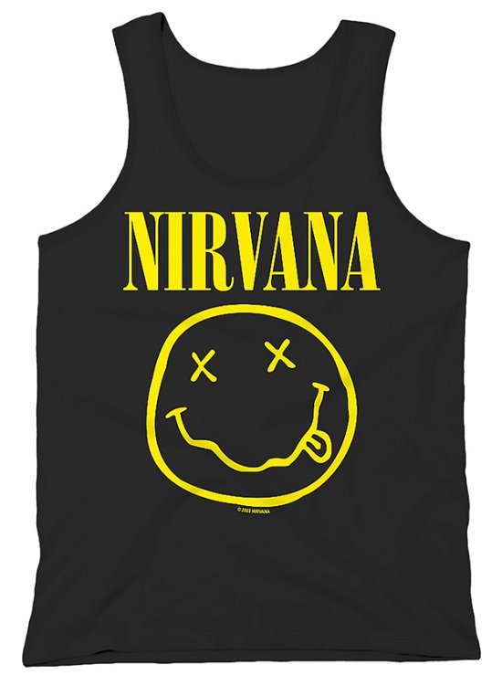 Cover for Nirvana · Smiley Vest (Klær) [size L] [Black edition] (2016)